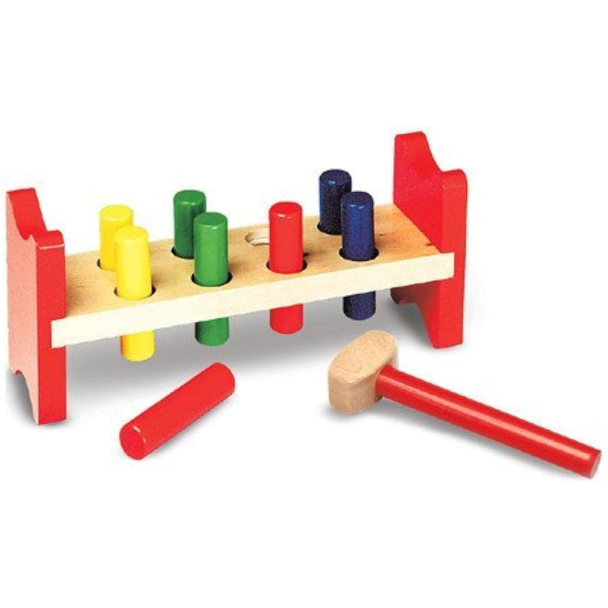 Melissa & Doug Pound-a-Peg Playset - The Hungry Bookworm & Speedmerchant65