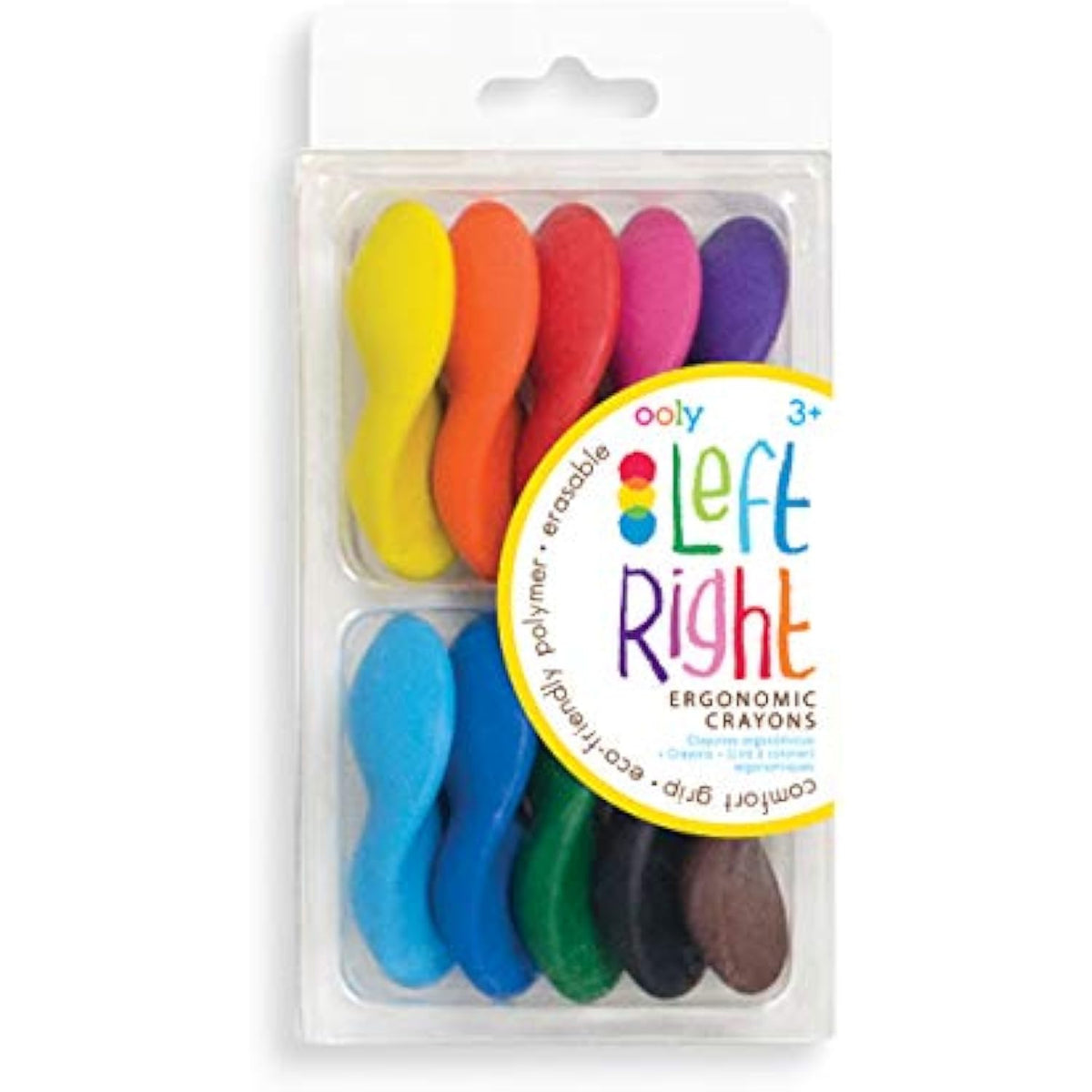 Left Right Crayons - Set of 10 - The Hungry Bookworm & Speedmerchant65