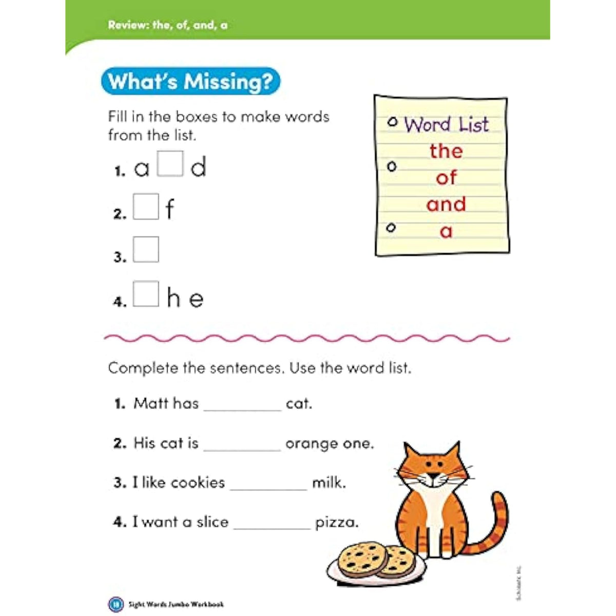 Scholastic Sight Words Jumbo Workbook - The Hungry Bookworm & Speedmerchant65