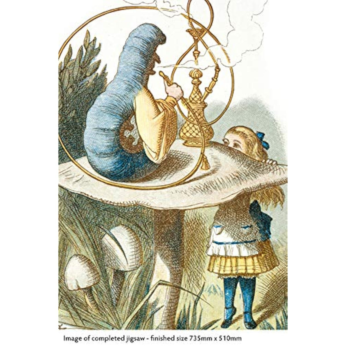Adult Jigsaw Puzzle Tenniel: Alice in Wonderland Jigsaw: 1000-piece Jigsaw - The Hungry Bookworm & Speedmerchant65