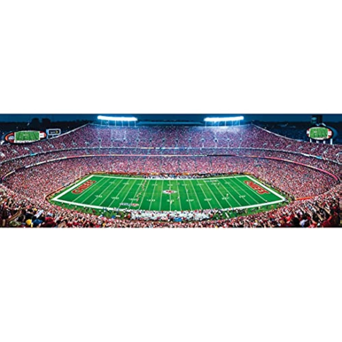 MasterPieces NFL Panoramics 1000 Puzzles Collection - Kansas City Chiefs NFL - The Hungry Bookworm & Speedmerchant65