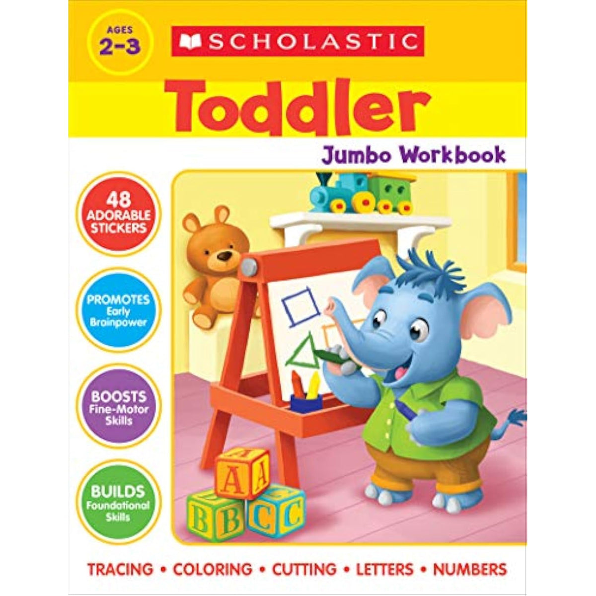 Scholastic Toddler Jumbo Workbook - The Hungry Bookworm & Speedmerchant65