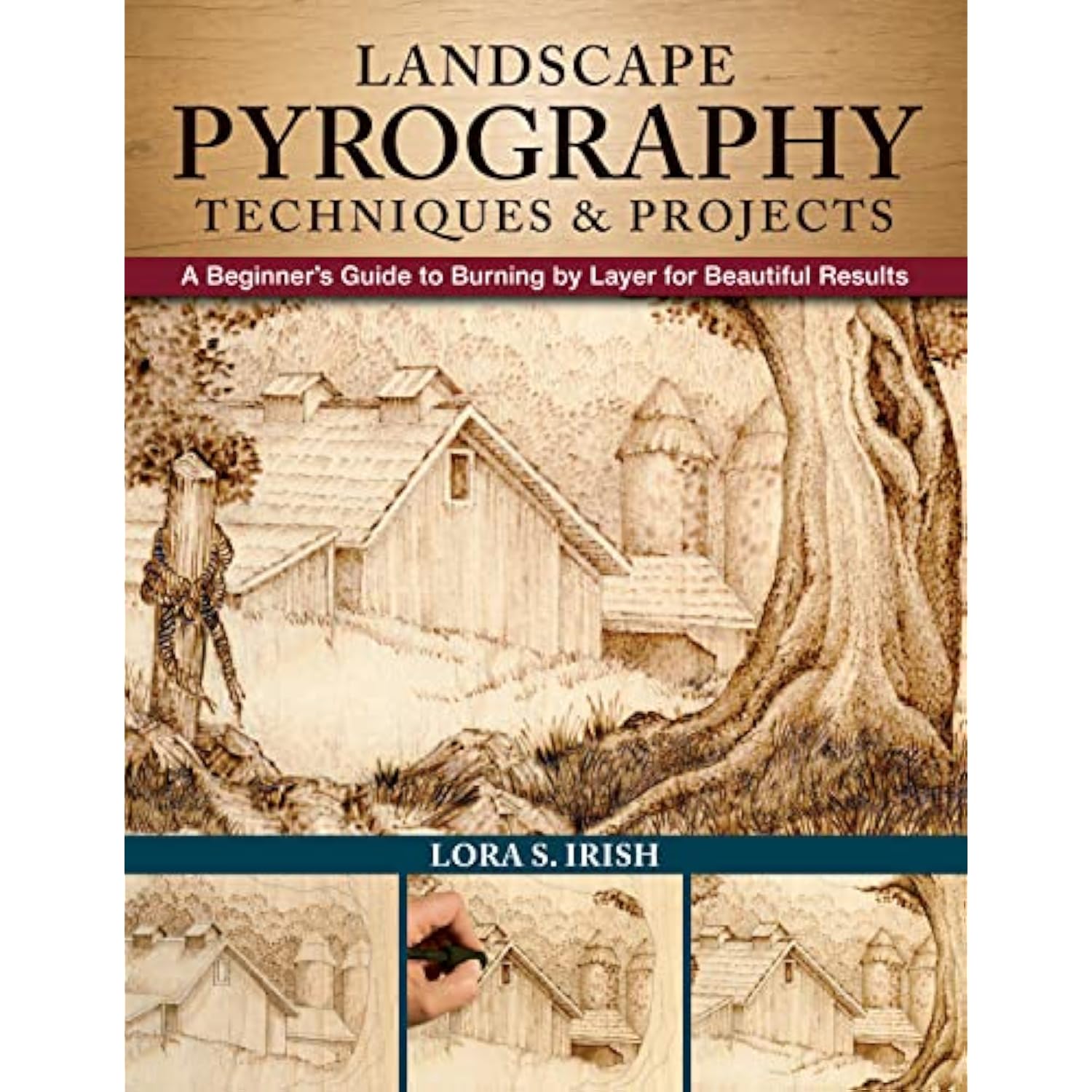 Landscape Pyrography Techniques & Projects: A Beginner's Guide to Burning by - The Hungry Bookworm & Speedmerchant65