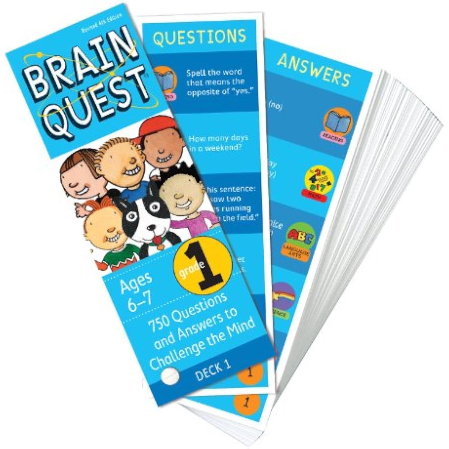 Brain Quest 1st Grade Q&A Cards: 750 Questions and Answers to Challenge the - The Hungry Bookworm & Speedmerchant65