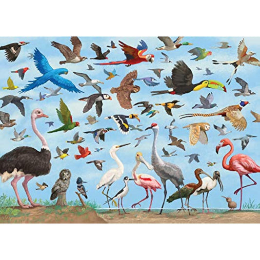 All The Birds 1000 Piece Jigsaw Puzzle - The Hungry Bookworm & Speedmerchant65