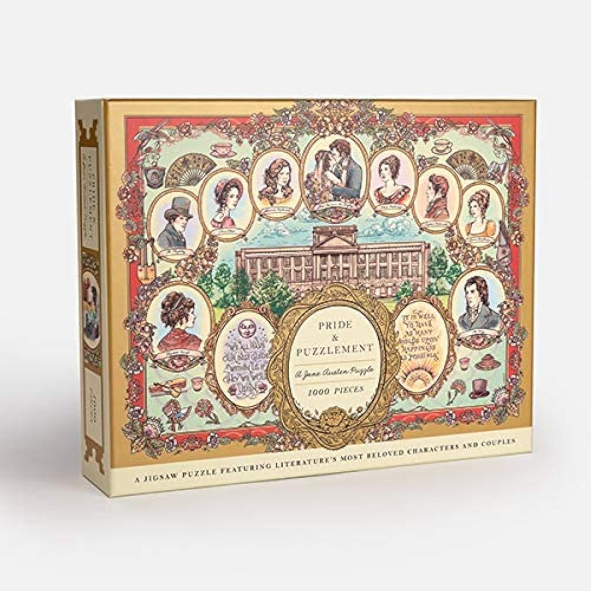 Pride and Puzzlement: A Jane Austen Puzzle: A 1000-Piece Jigsaw Puzzle Featuring - The Hungry Bookworm & Speedmerchant65