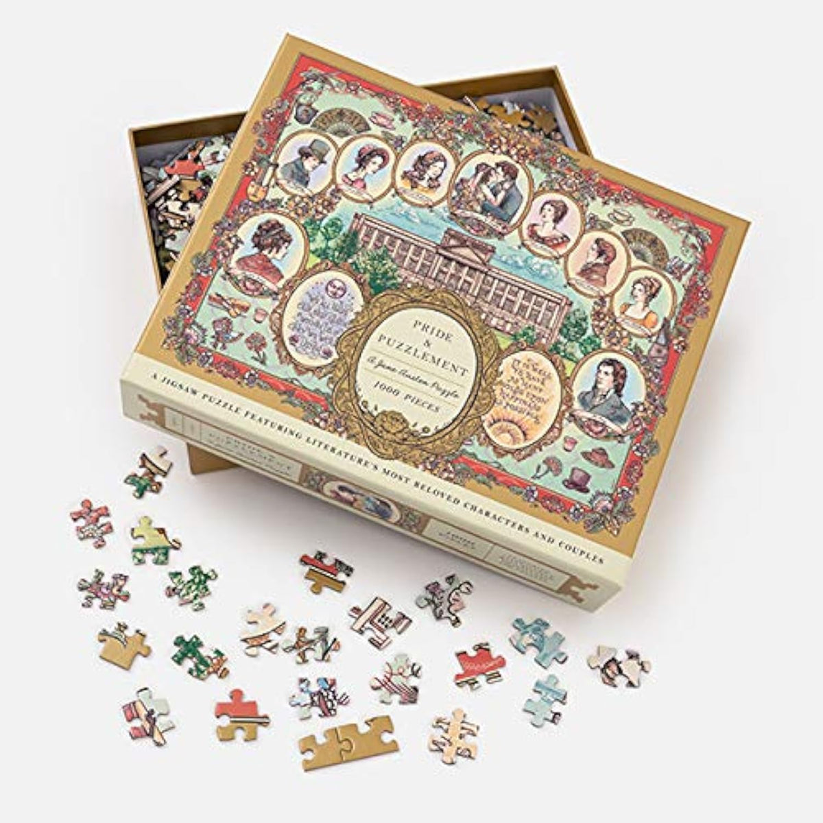 Pride and Puzzlement: A Jane Austen Puzzle: A 1000-Piece Jigsaw Puzzle Featuring - The Hungry Bookworm & Speedmerchant65