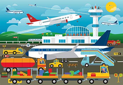 Ravensburger 05546 Preparing to Fly Floor Puzzles - The Hungry Bookworm & Speedmerchant65