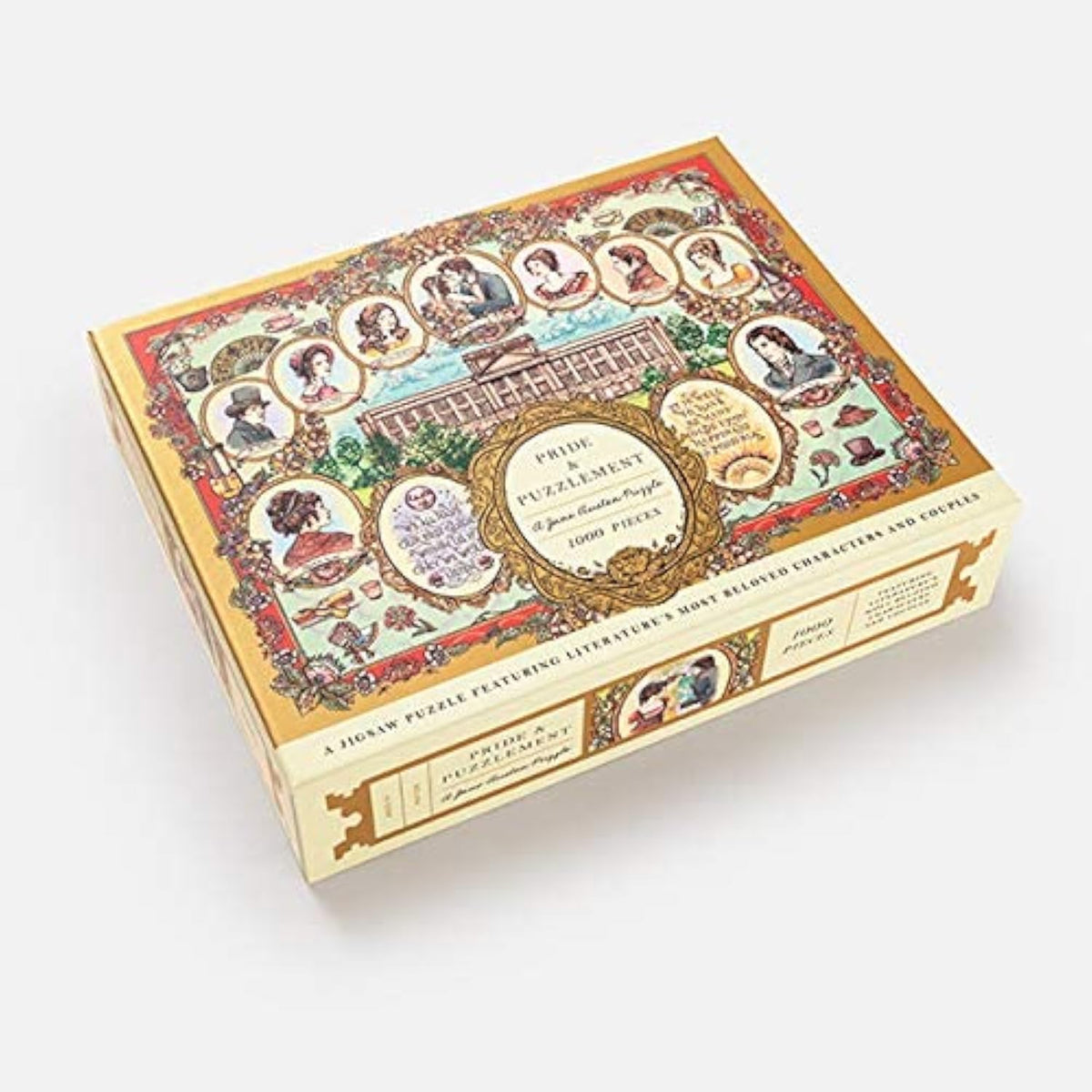 Pride and Puzzlement: A Jane Austen Puzzle: A 1000-Piece Jigsaw Puzzle Featuring - The Hungry Bookworm & Speedmerchant65