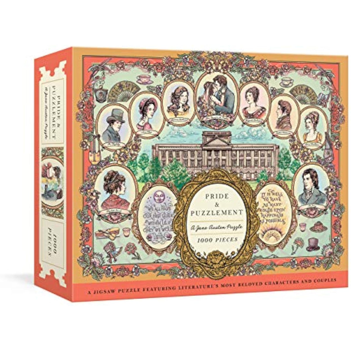 Pride and Puzzlement: A Jane Austen Puzzle: A 1000-Piece Jigsaw Puzzle Featuring - The Hungry Bookworm & Speedmerchant65