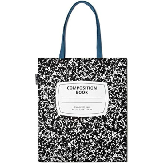 Out of Print Composition Notebook Tote Bag - The Hungry Bookworm & Speedmerchant65