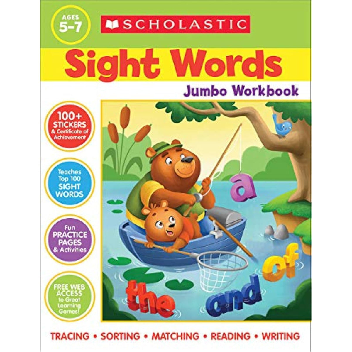 Scholastic Sight Words Jumbo Workbook - The Hungry Bookworm & Speedmerchant65