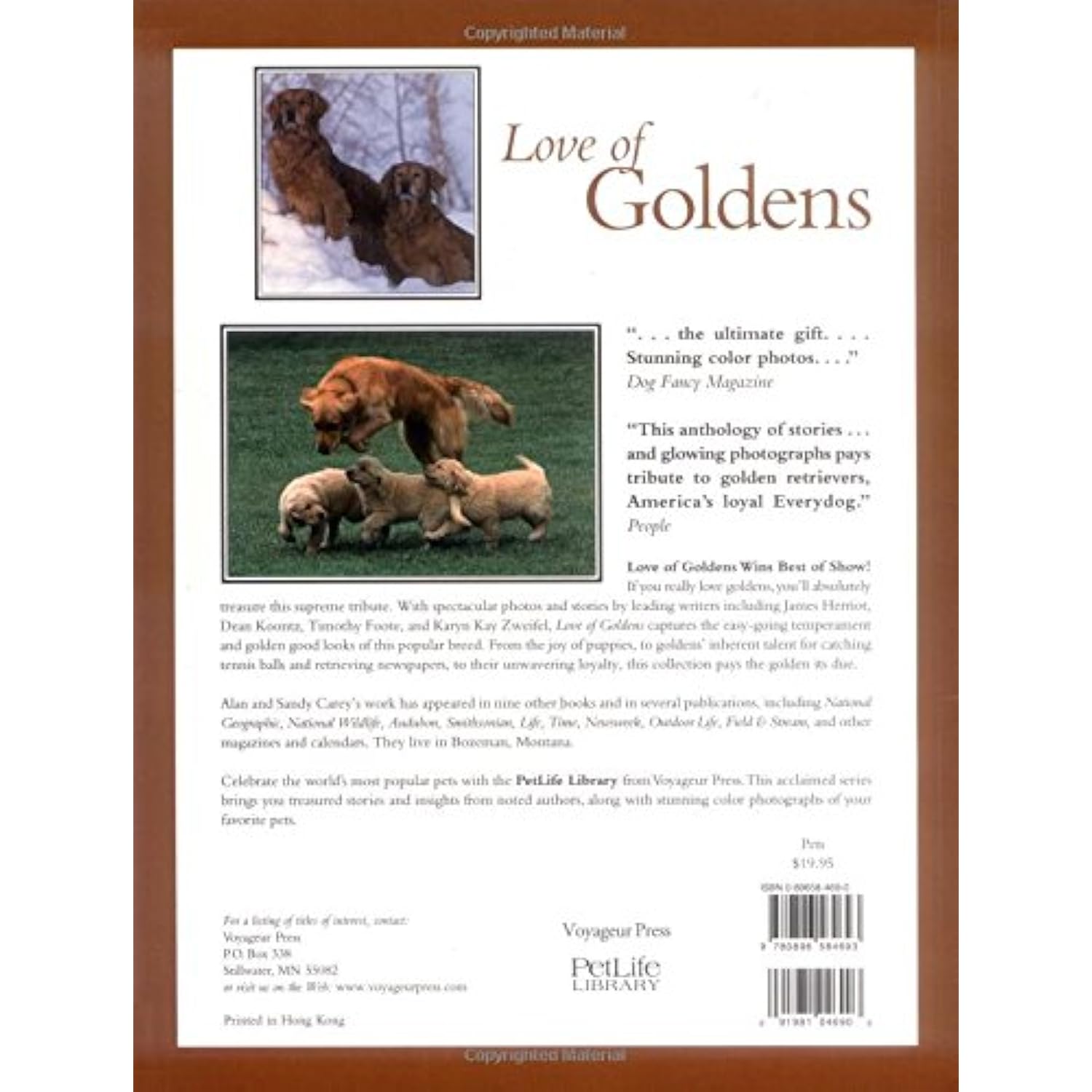 Love of Goldens: The Ultimate Tribute to Golden Retrievers (Petlife Library) - The Hungry Bookworm & Speedmerchant65