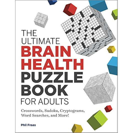 The Ultimate Brain Health Puzzle Book for Adults: Crosswords, Sudoku, - The Hungry Bookworm & Speedmerchant65