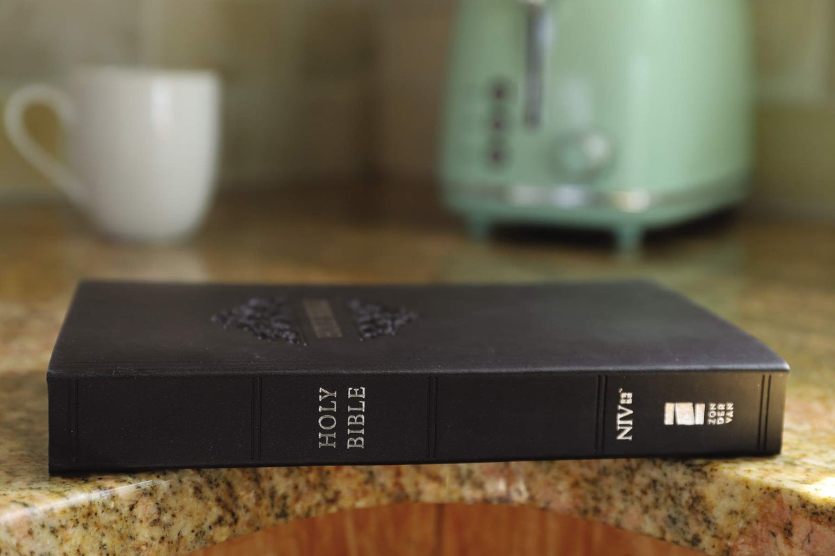 NIV, Holy Bible, Soft Touch Edition, Leathersoft, Black, Comfort Print - The Hungry Bookworm & Speedmerchant65