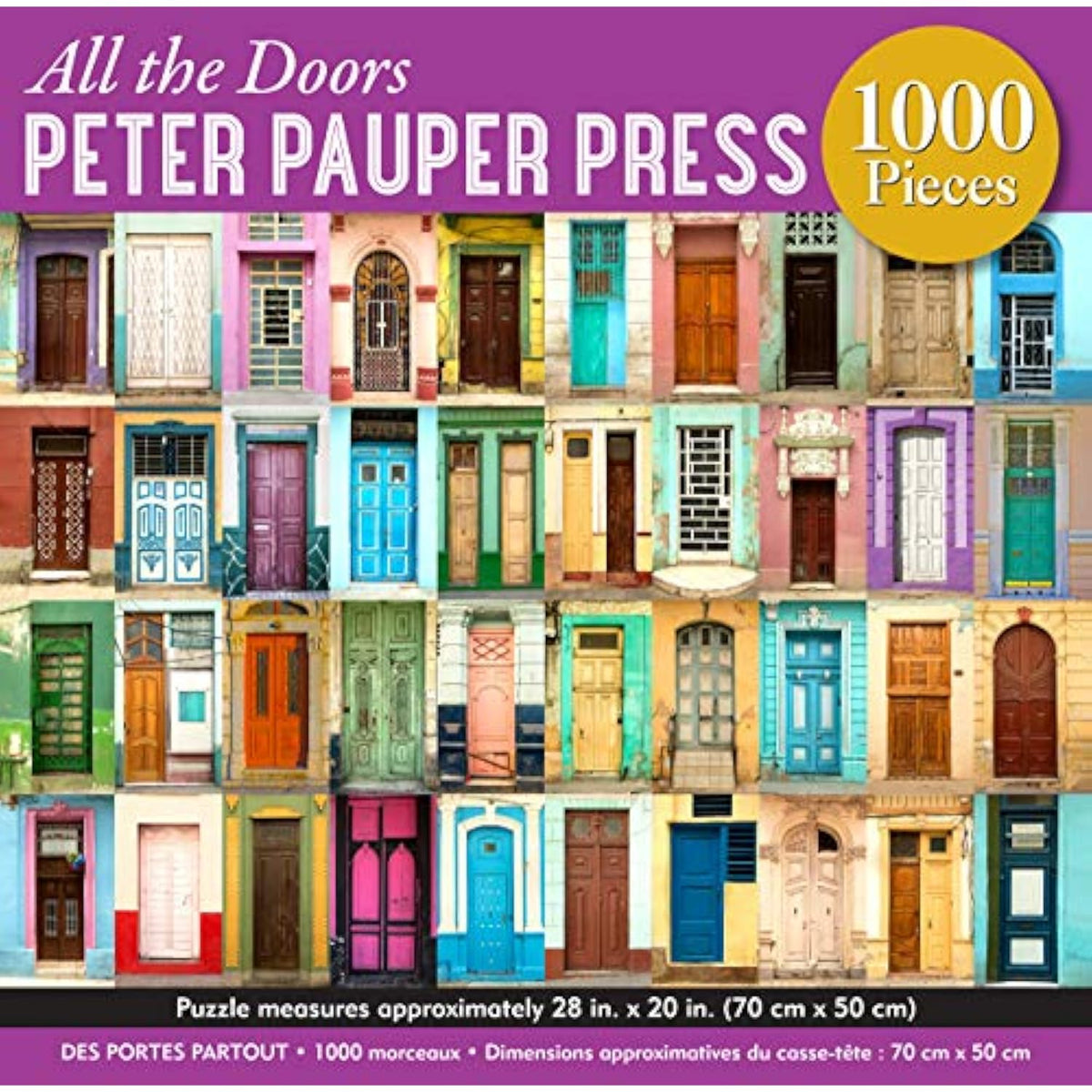 All The Doors 1000 Piece Jigsaw Puzzle - The Hungry Bookworm & Speedmerchant65
