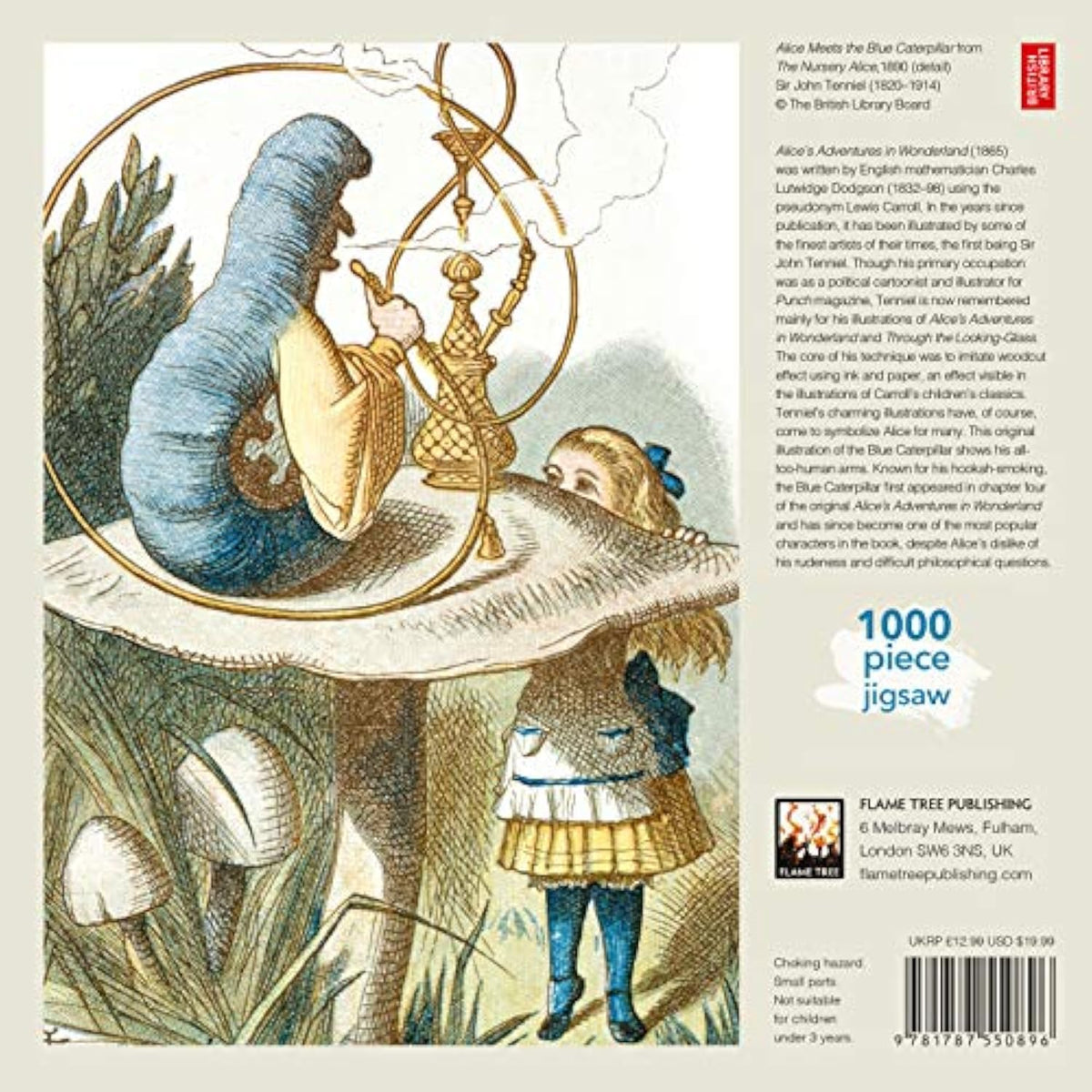 Adult Jigsaw Puzzle Tenniel: Alice in Wonderland Jigsaw: 1000-piece Jigsaw - The Hungry Bookworm & Speedmerchant65