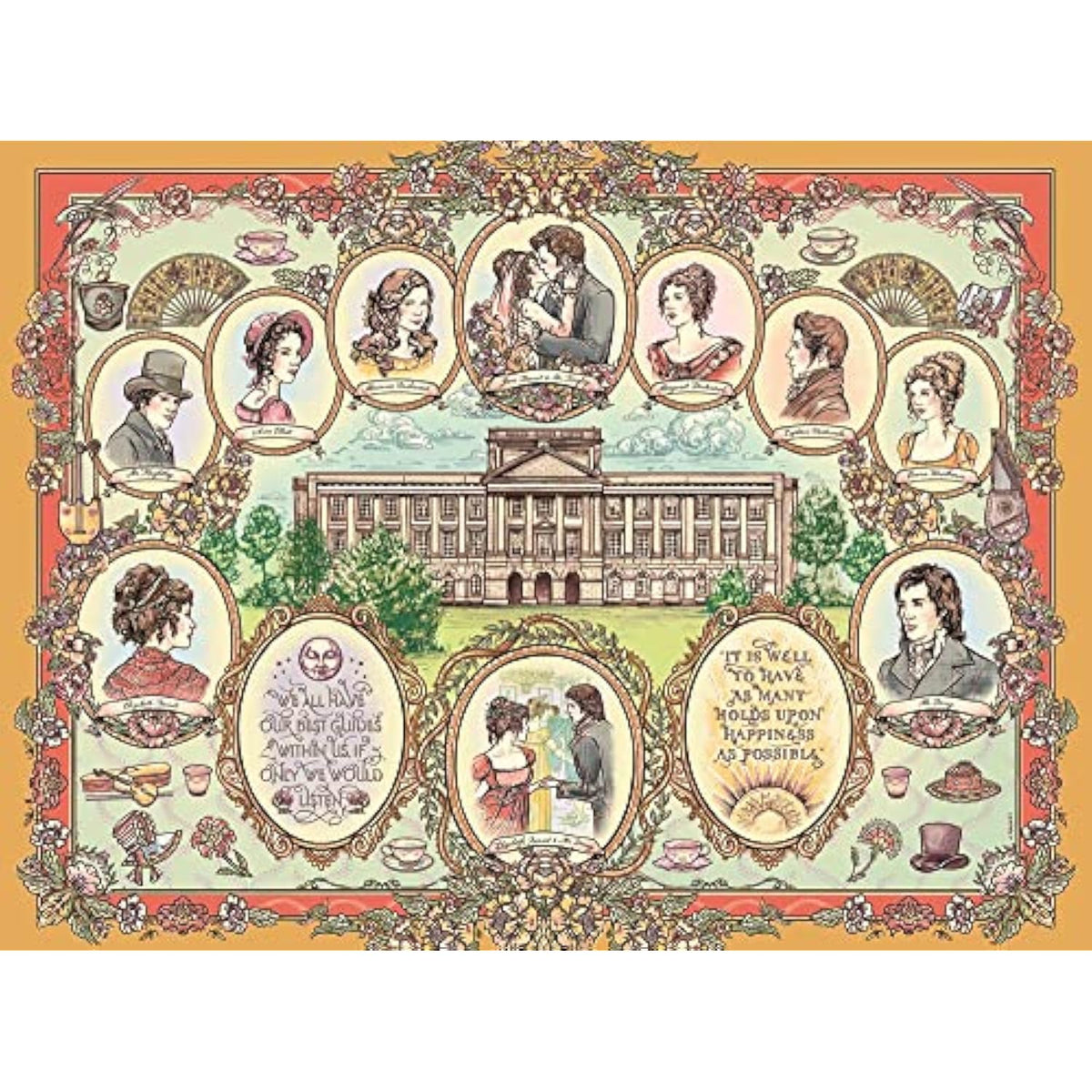 Pride and Puzzlement: A Jane Austen Puzzle: A 1000-Piece Jigsaw Puzzle Featuring - The Hungry Bookworm & Speedmerchant65