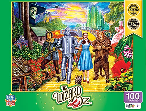 MasterPieces The - The Wizard of Oz Glitter 100Pc Glitter Puzzle, Licensed - The Hungry Bookworm & Speedmerchant65