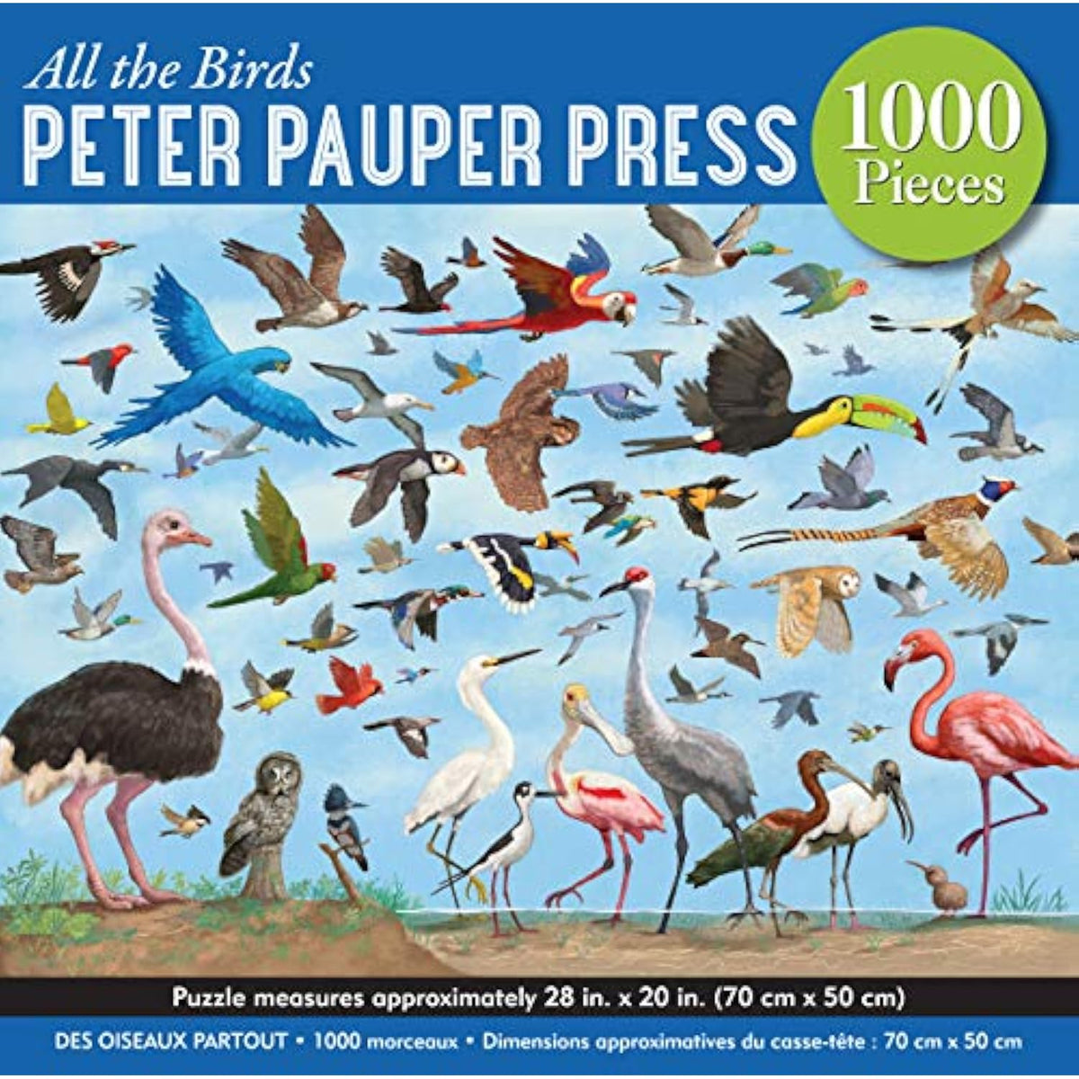 All The Birds 1000 Piece Jigsaw Puzzle - The Hungry Bookworm & Speedmerchant65
