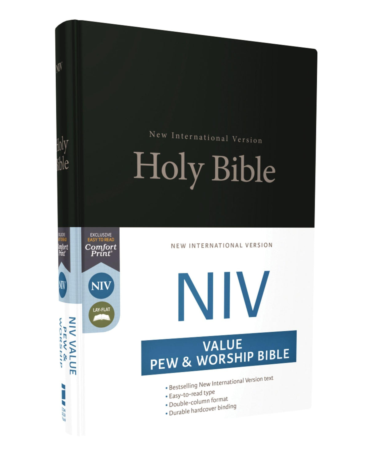 NIV, Value Pew and Worship Bible, Hardcover, Black - The Hungry Bookworm & Speedmerchant65