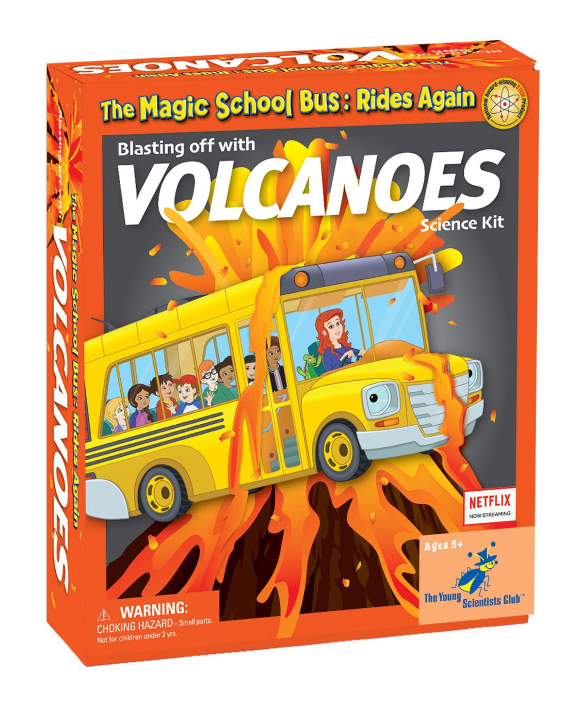The Magic School Bus: Blasting off with Erupting Volcanoes Brown, 10.5 Inch - The Hungry Bookworm & Speedmerchant65