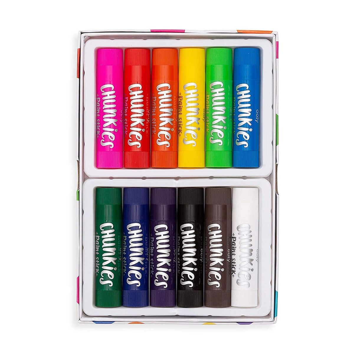 OOLY, Giftable Chunkies Paint Sticks, No Brush or Water Needed, Twistable Paint - The Hungry Bookworm & Speedmerchant65