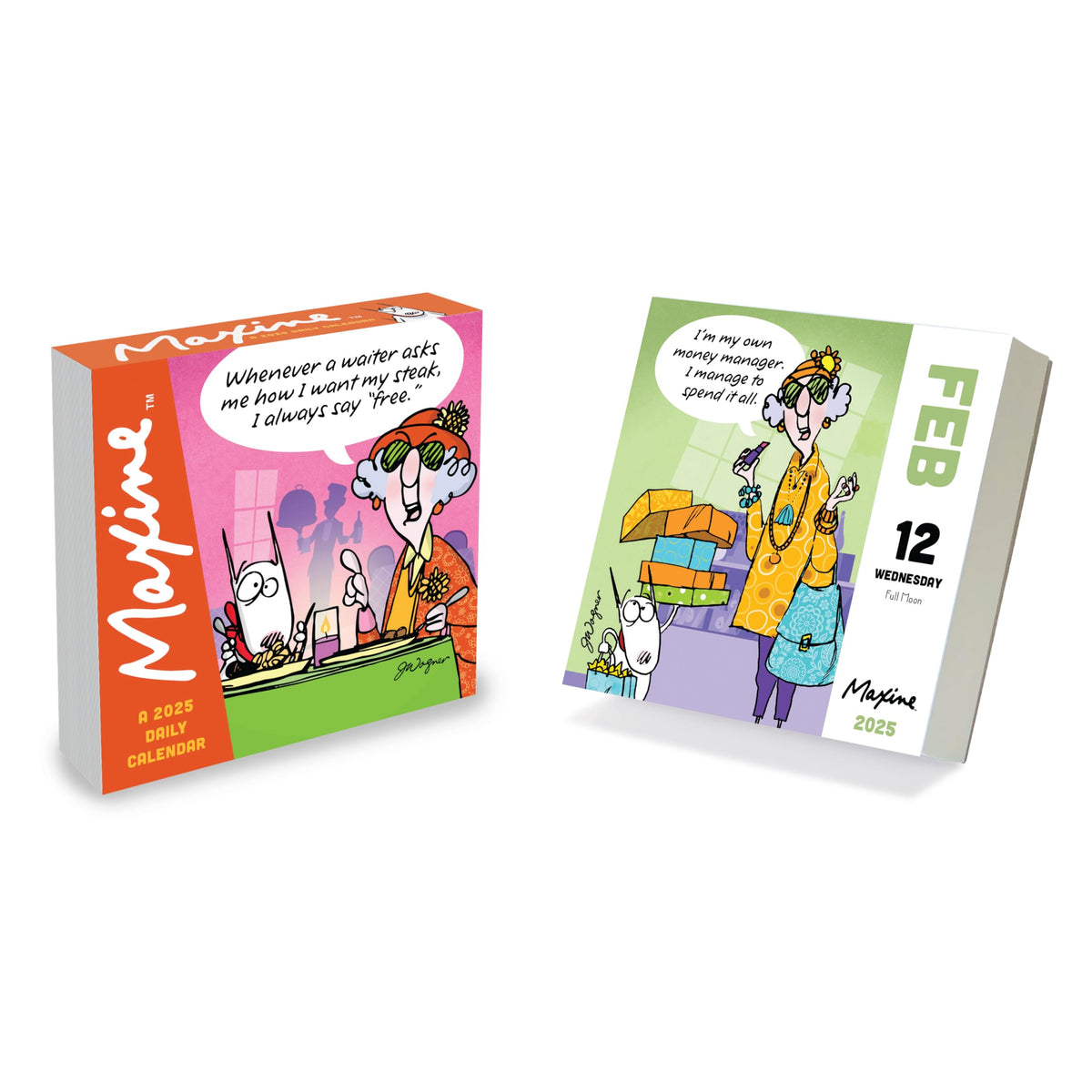 Cal 2025- Maxine Daily Desktop - The Hungry Bookworm & Speedmerchant65