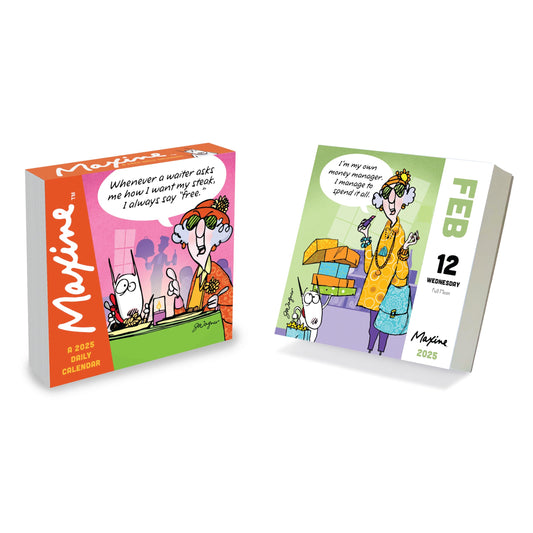 Cal 2025- Maxine Daily Desktop - The Hungry Bookworm & Speedmerchant65