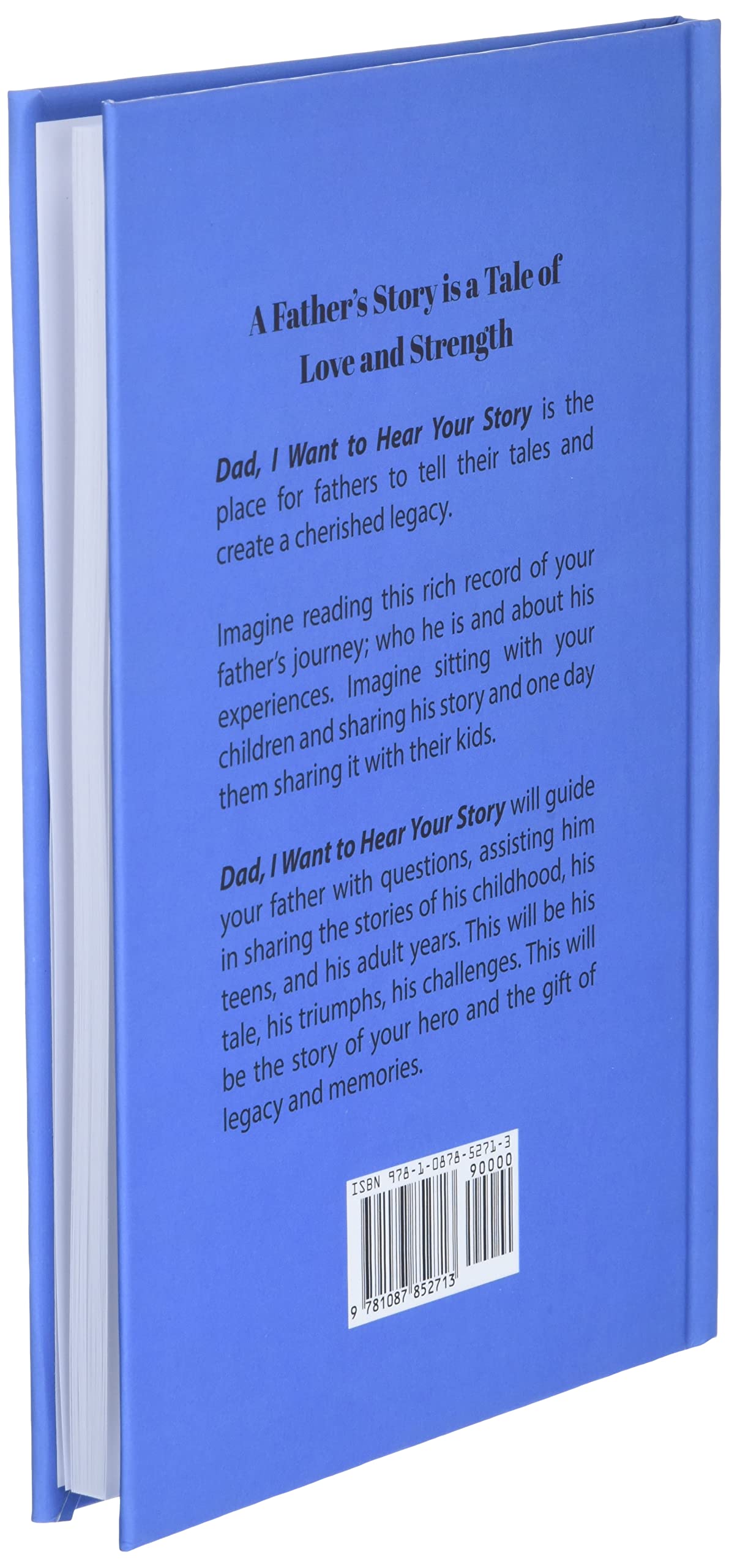Dad, I Want to Hear Your Story: A Father's Guided Journal to Share His Life & His Love - The Hungry Bookworm & Speedmerchant65