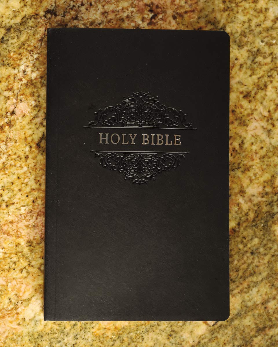 NIV, Holy Bible, Soft Touch Edition, Leathersoft, Black, Comfort Print - The Hungry Bookworm & Speedmerchant65