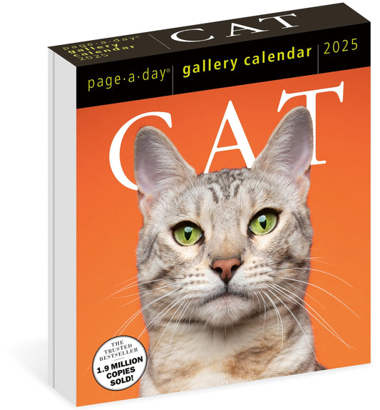 Cat Page-A-Day Gallery Calendar 2025: A Delightful Gallery of Cats for Your Desktop - The Hungry Bookworm & Speedmerchant65