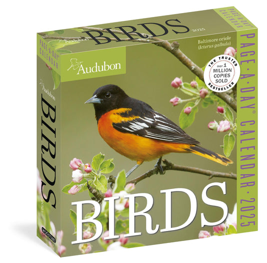 Audubon Birds Page-A-Day® Calendar 2025: The World's Favorite Bird Calendar - The Hungry Bookworm & Speedmerchant65