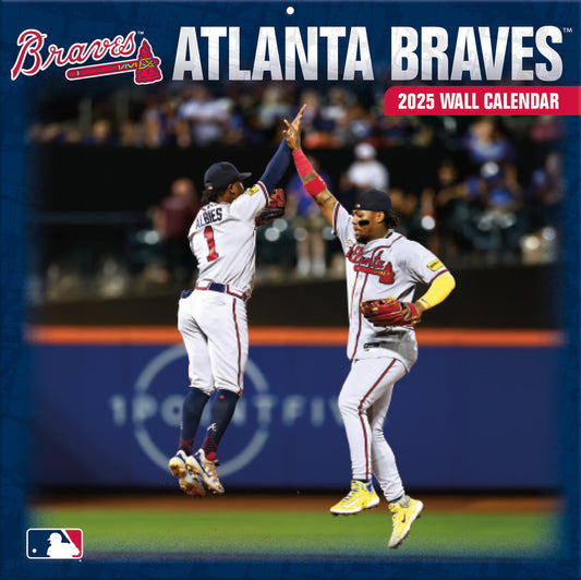 Atlanta Braves 2025 12x12 Team Wall Calendar - The Hungry Bookworm & Speedmerchant65