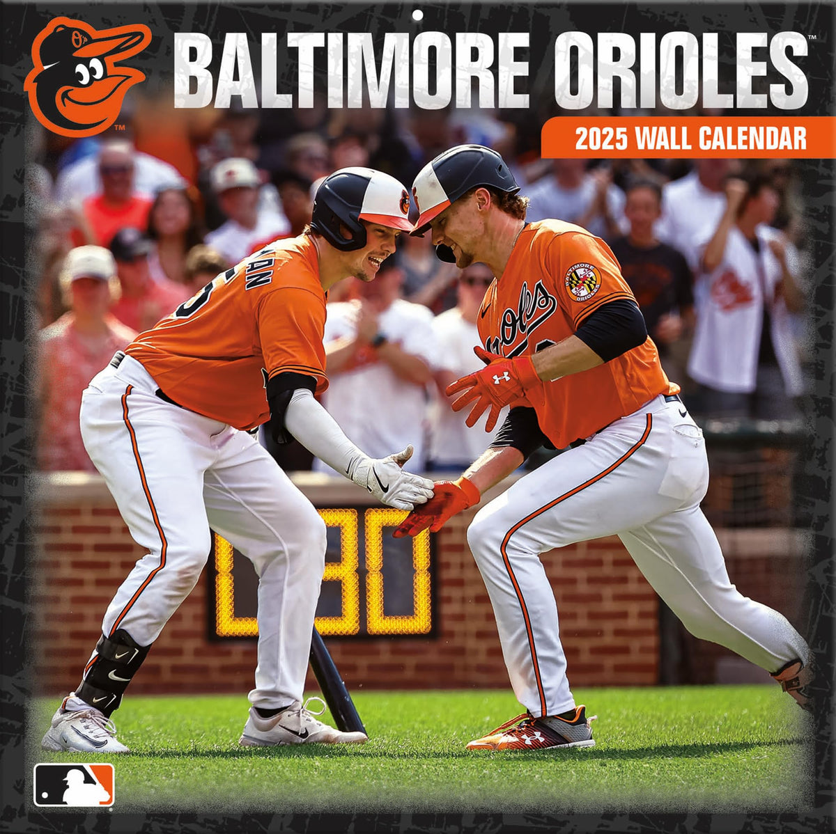 Baltimore Orioles 2025 12x12 Team Wall Calendar - The Hungry Bookworm & Speedmerchant65