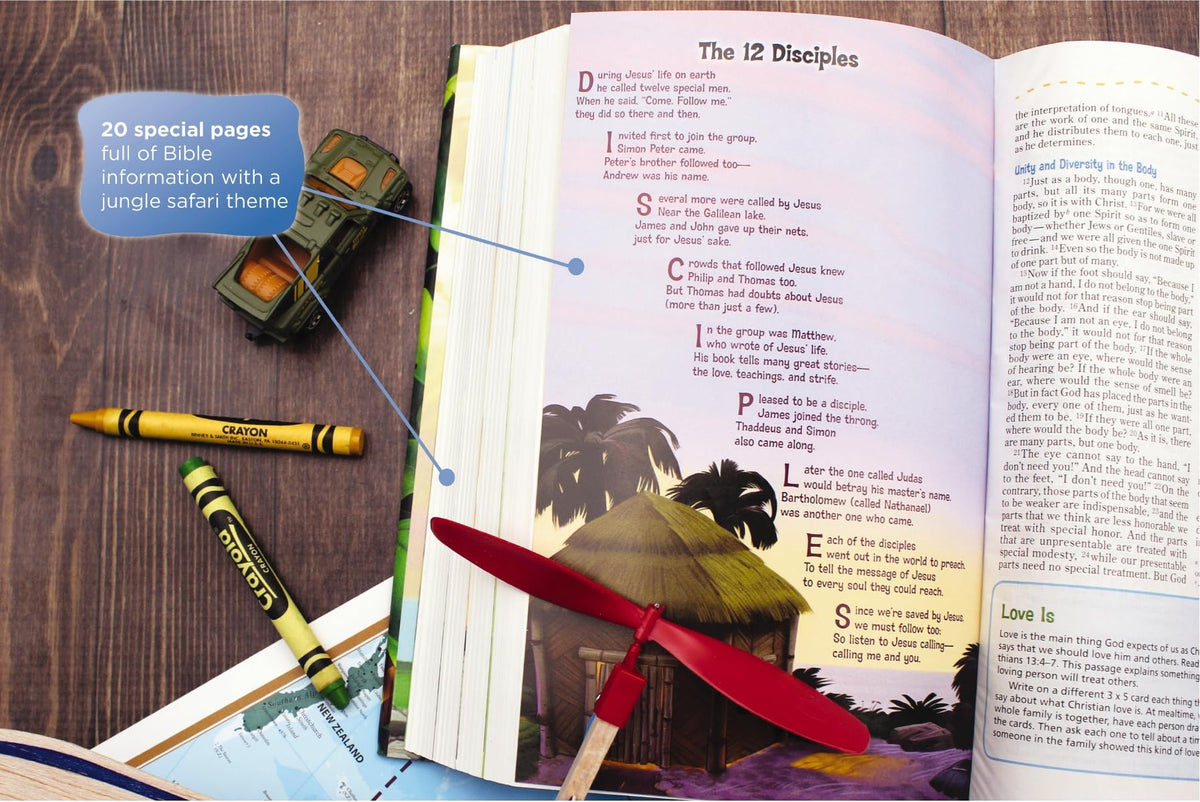NIV, Adventure Bible, Hardcover, Full Color - The Hungry Bookworm & Speedmerchant65