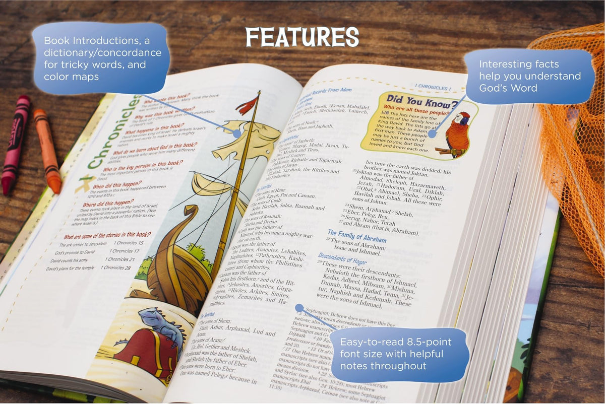 NIV, Adventure Bible, Hardcover, Full Color - The Hungry Bookworm & Speedmerchant65