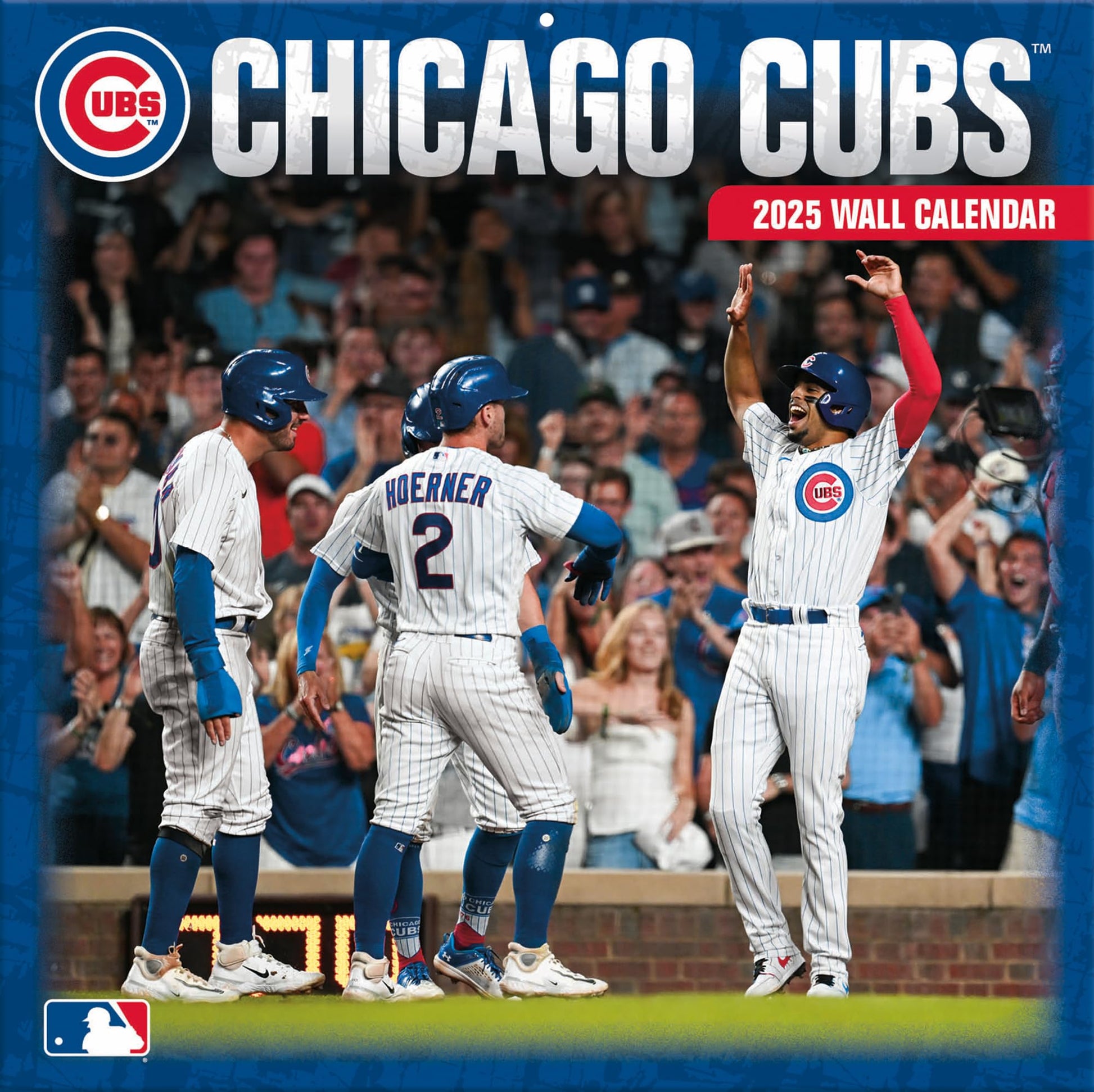 Chicago Cubs 2025 12x12 Team Wall Calendar - The Hungry Bookworm & Speedmerchant65