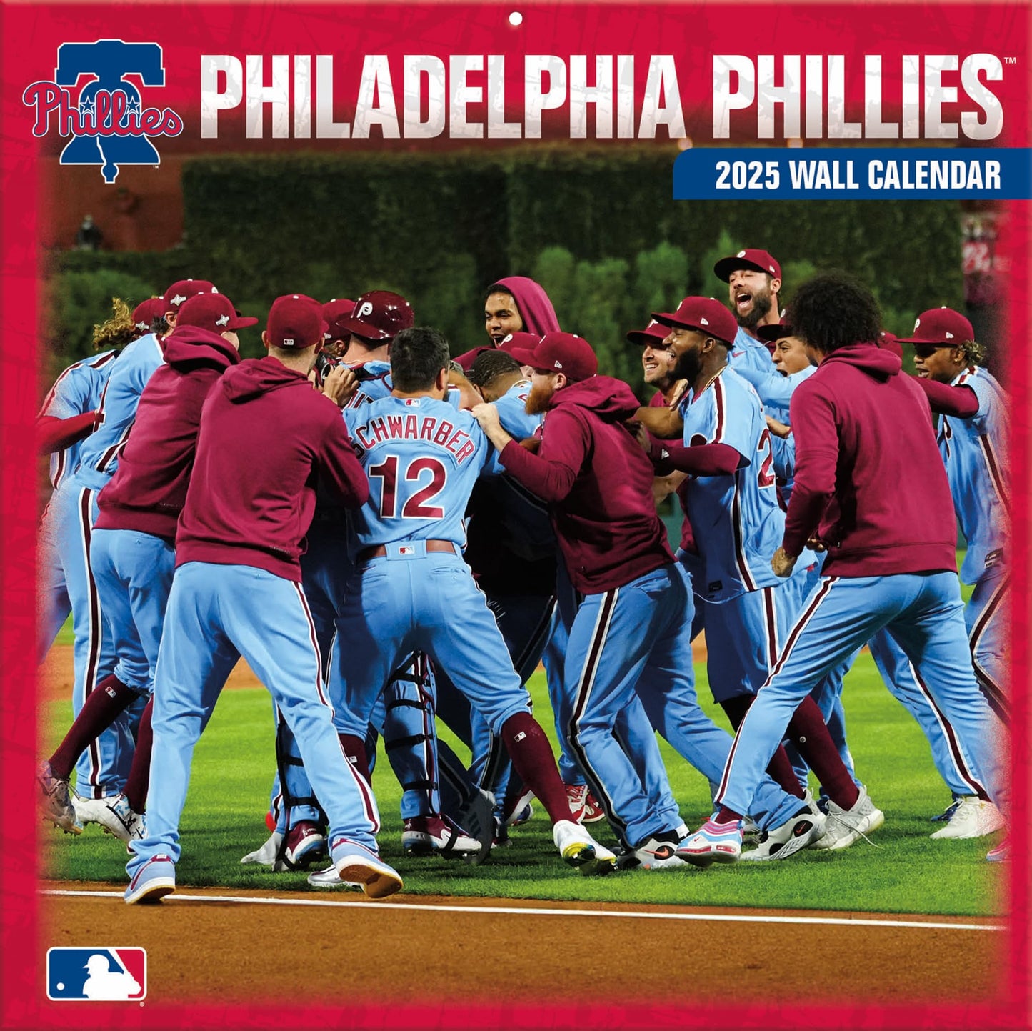 Philadelphia Phillies 2025 12x12 Team Wall Calendar - The Hungry Bookworm & Speedmerchant65