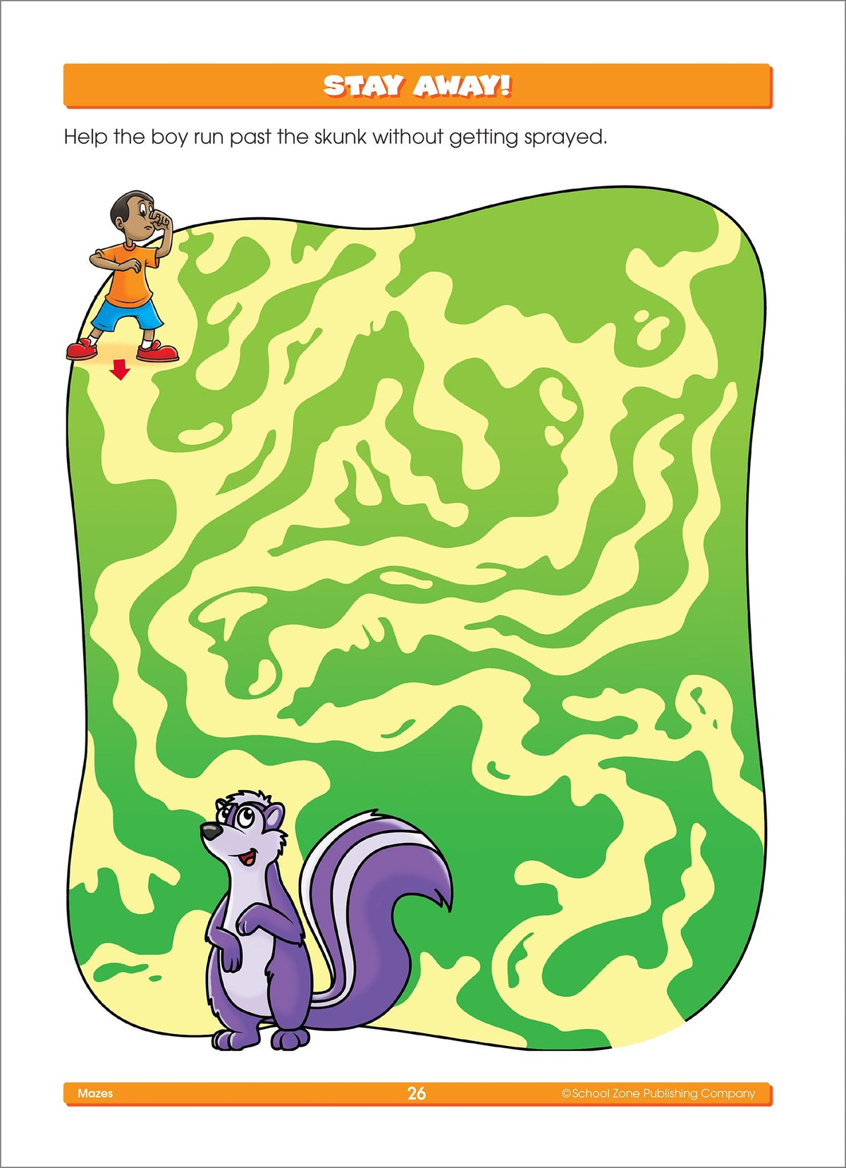 School Zone - Mazes Workbook - 96 Pages, Ages 4 to 6, Preschool, Kindergarten, - The Hungry Bookworm & Speedmerchant65