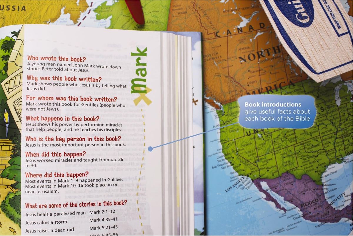 NIV, Adventure Bible, Hardcover, Full Color - The Hungry Bookworm & Speedmerchant65