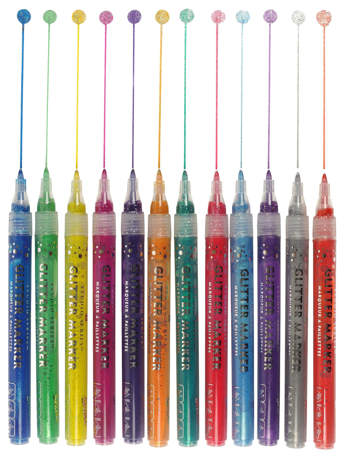 Studio Series Glitter Marker Set (12-piece set) - The Hungry Bookworm & Speedmerchant65