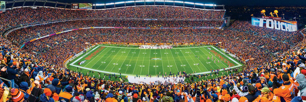 MasterPieces NFL Panoramics 1000 Puzzles Collection - Denver Broncos NFL - The Hungry Bookworm & Speedmerchant65