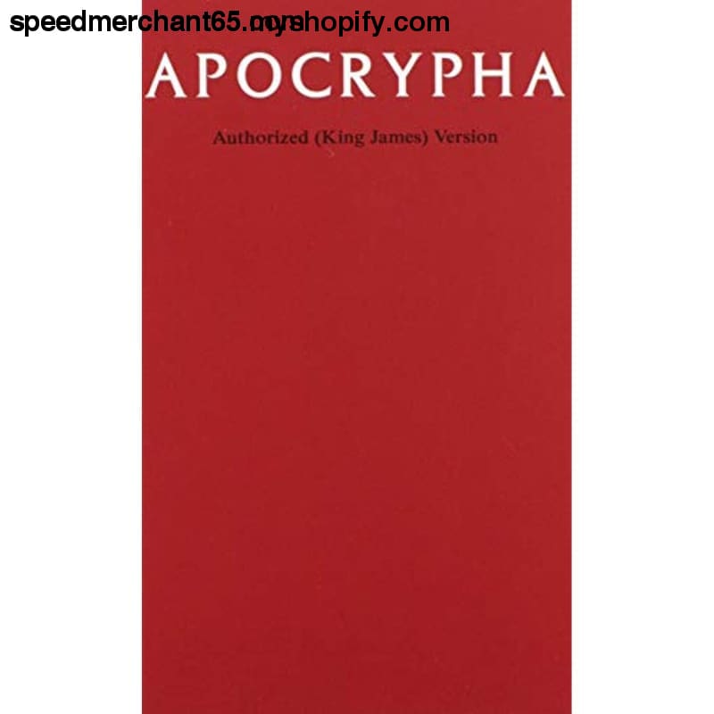 Apocrypha King James Version - Hardcover > Book