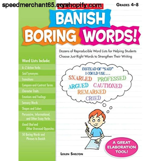 Banish Boring Words!: Dozens of Reproducible Word Lists for