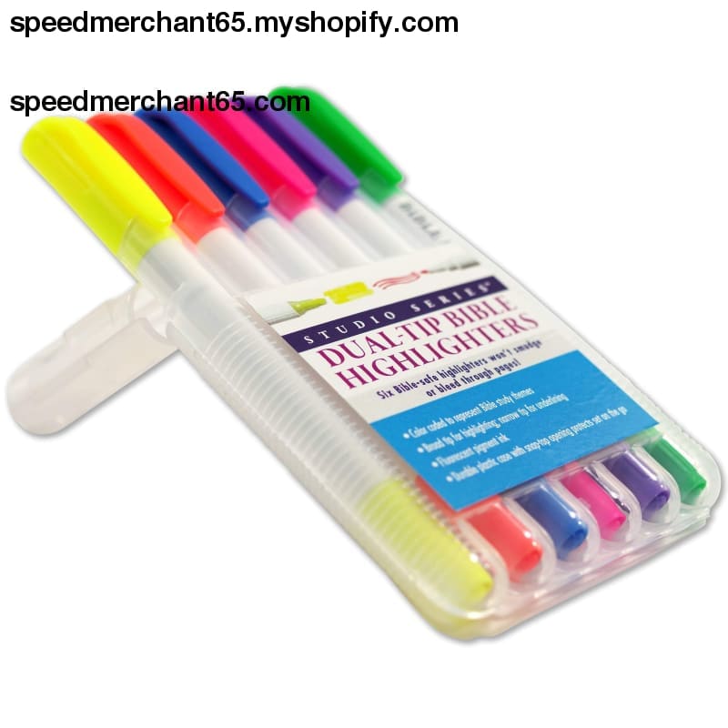 Bible Dual-Tip Highlighters (6-piece Set) - Business &