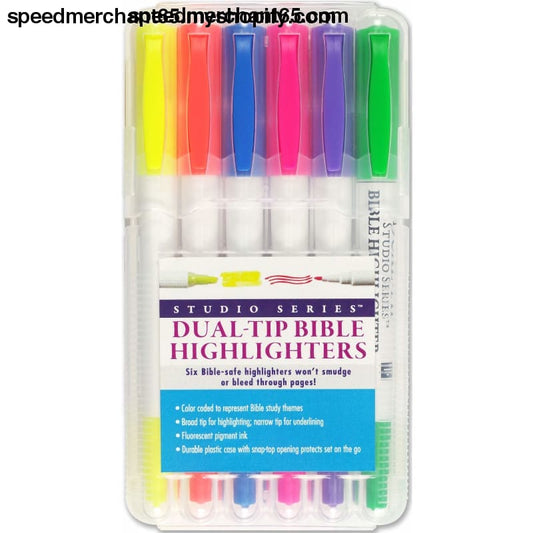 Bible Dual-Tip Highlighters (6-piece Set) - Business &