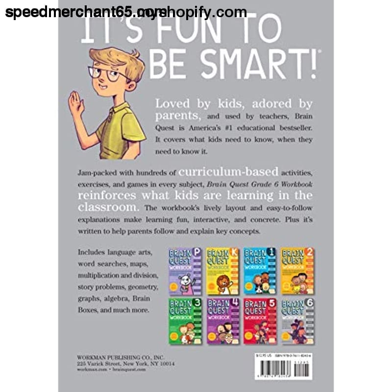 Brain Quest Workbook: Grade 6 - Paperback > Books
