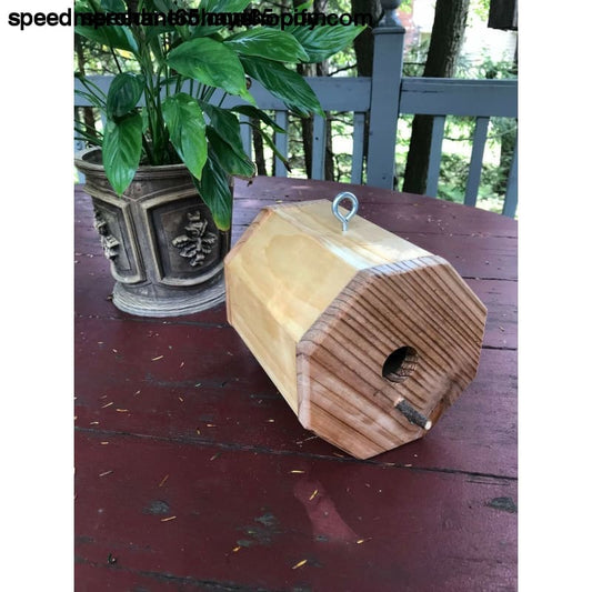 The Bread Box Birdhouse | Rustic | Blue | Housewarming -