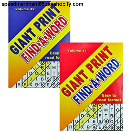 bulk buys Giant Print Find a Word Book Case of 96 - Crafts >